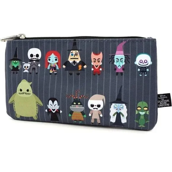 Disney Loungefly Cosmetic Pouch The Nightmare Before Christmas Zip Up - Picture 2 of 2